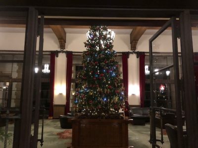 川奈ホテルのクリスマスツリー